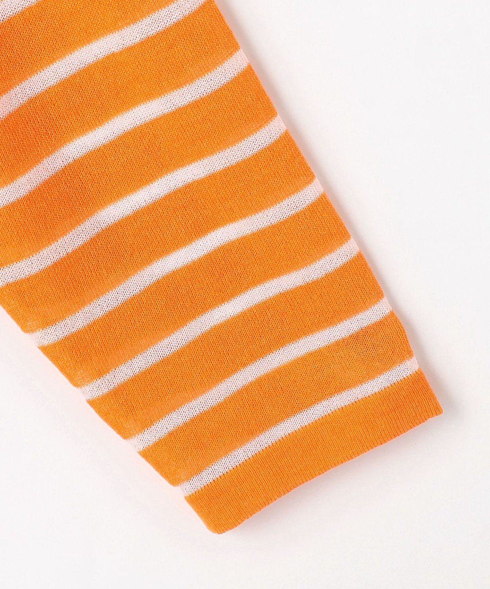 ANY L 【手洗い可/アンチピリング】シアーバスクボーダーニット 