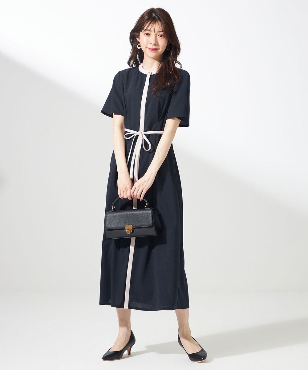 ANY SIS 【UVケア・ストレッチ・洗える】2WAYジョーゼットジャージー ワンピース 