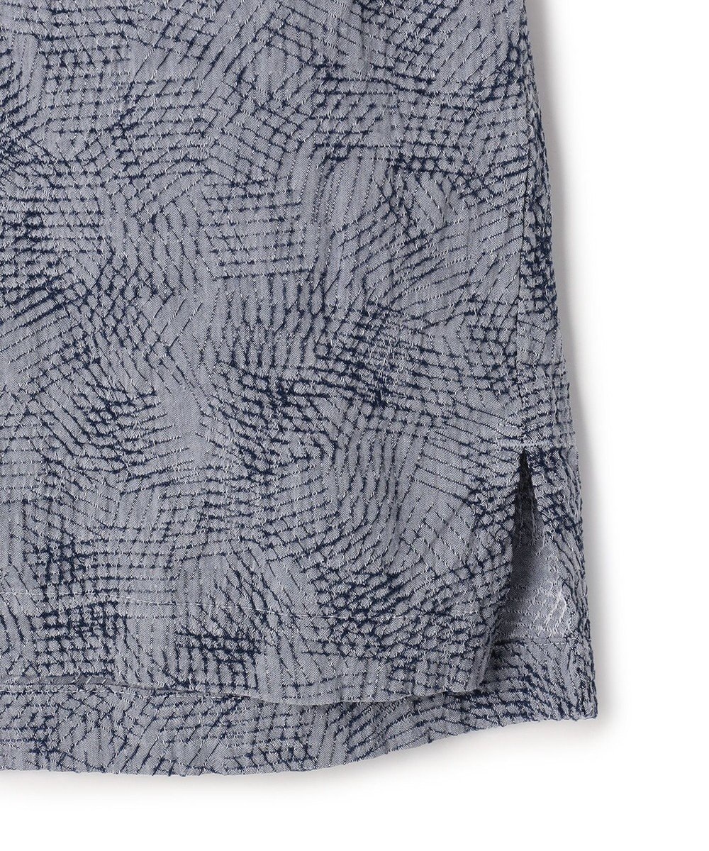 JOSEPH HOMME 【新型】アブストラクトジャガードストレッチ 　レギュラーカラー半袖シャツ 