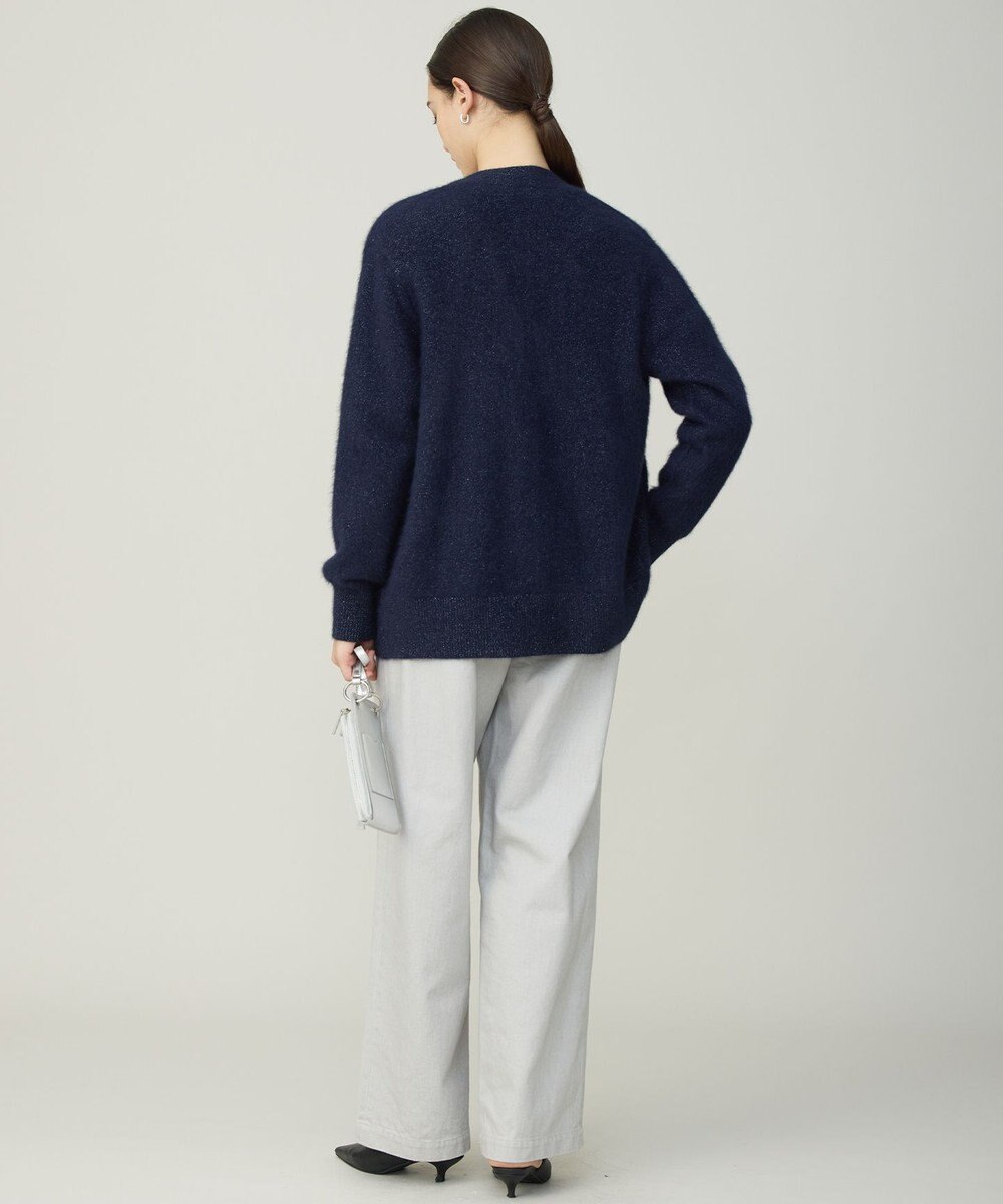 ICB L 【30th ANNIVERSARY】ルレックスフォックスアルパカ Vネックカーディガン 