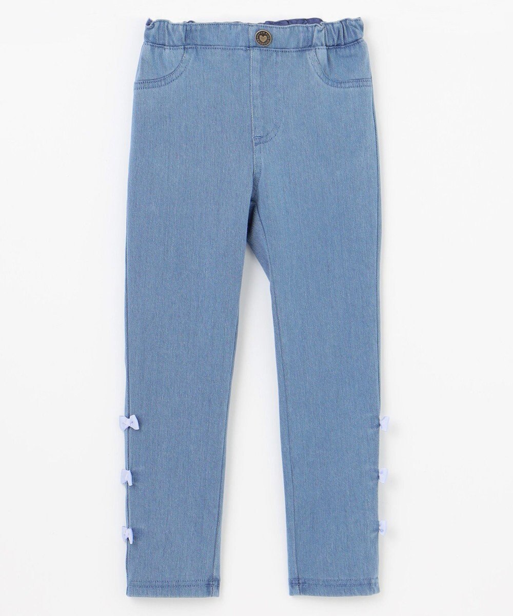 ANY KIDS カットデニム ガーリーパンツ 