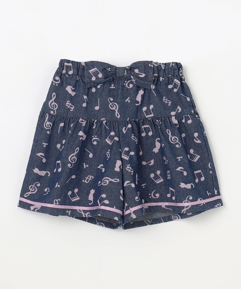 ANY KIDS 音符総柄キュロット 