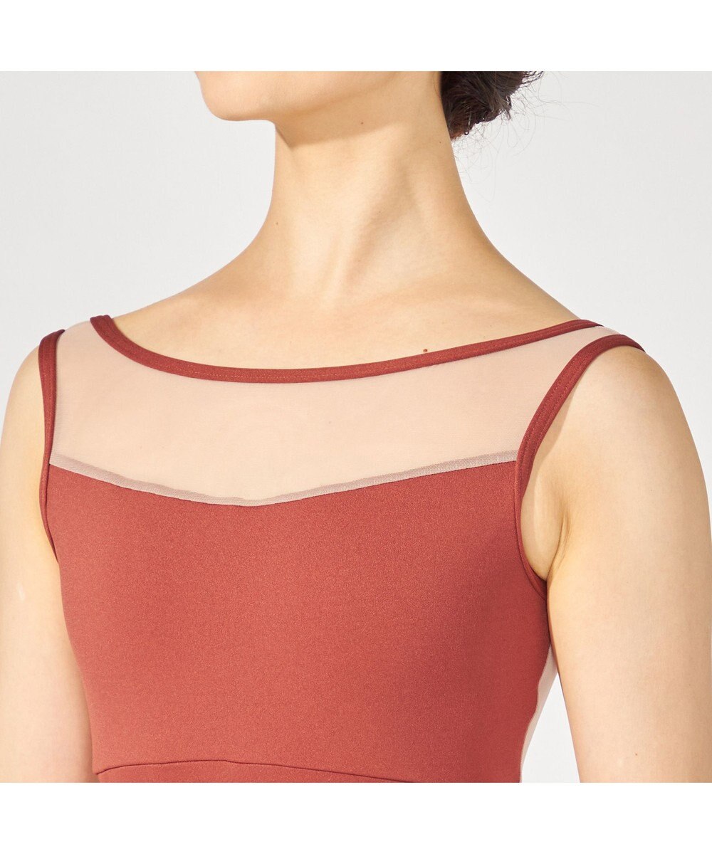 Chacott ノースリーブレオタード 