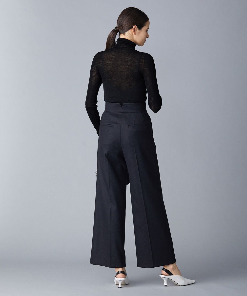 ICB 【洗える】シアーウール タートルニット 