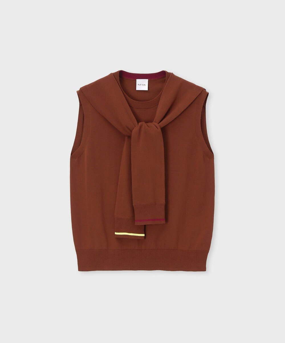 Paul Smith スリーブデザイン ノースリーブニット 