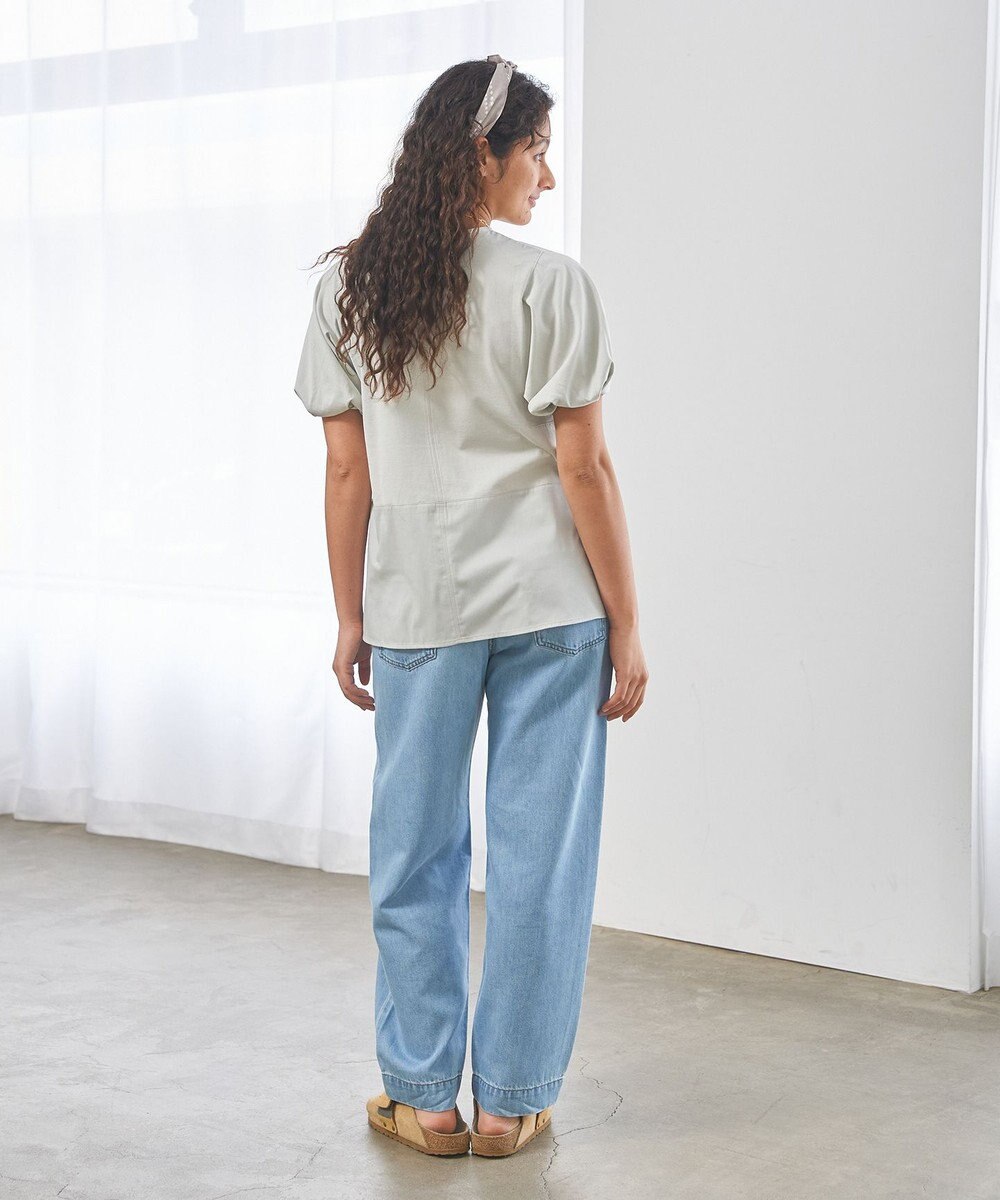 J.PRESS YORK STREET 【WOMEN】ファブリックヘムジャージ プルオーバー 