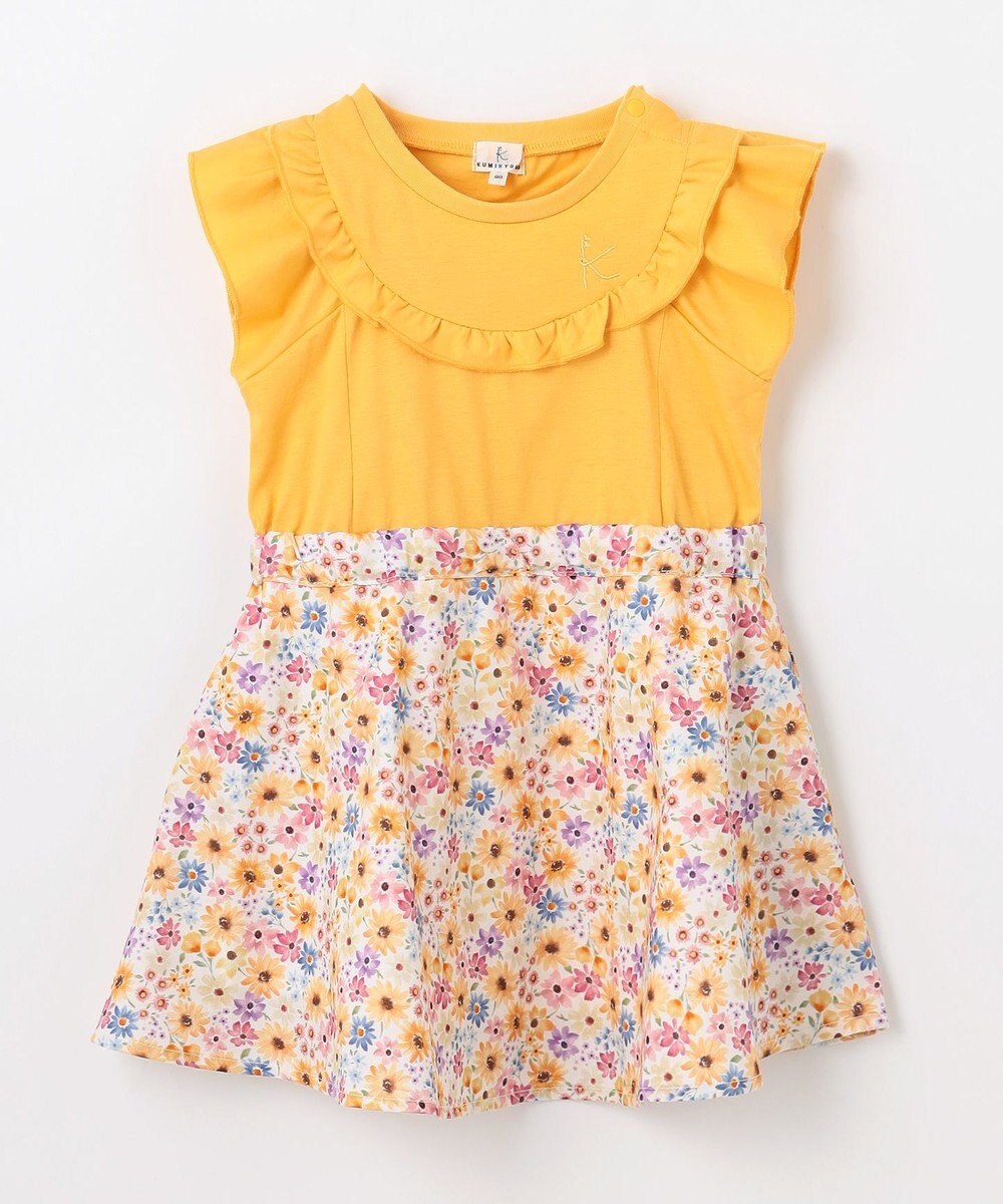 組曲 KIDS 【90-100㎝】サマーフラワー ワンピース 