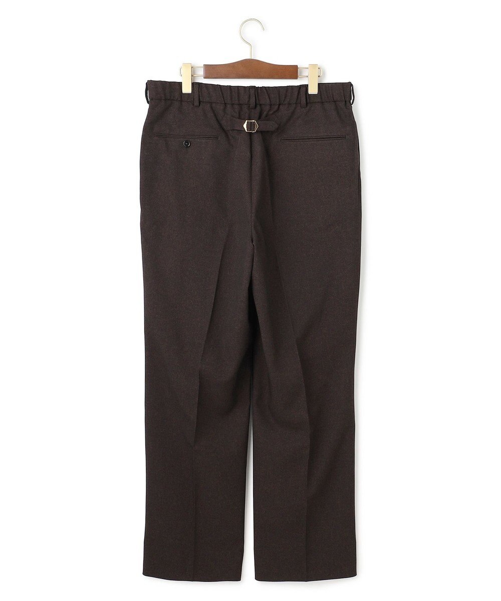 J.PRESS MEN 【J.PRESS ORIGINALS】【UNISEX】Polyester Sharkskin Piped Stem Nontuck Slacks 