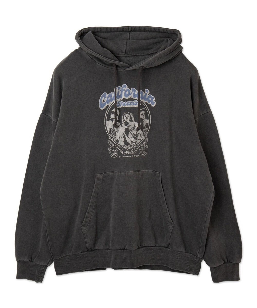 WEGO 【ユニセックス着用ITEM】ピグメントグラフィックプルパーカー 