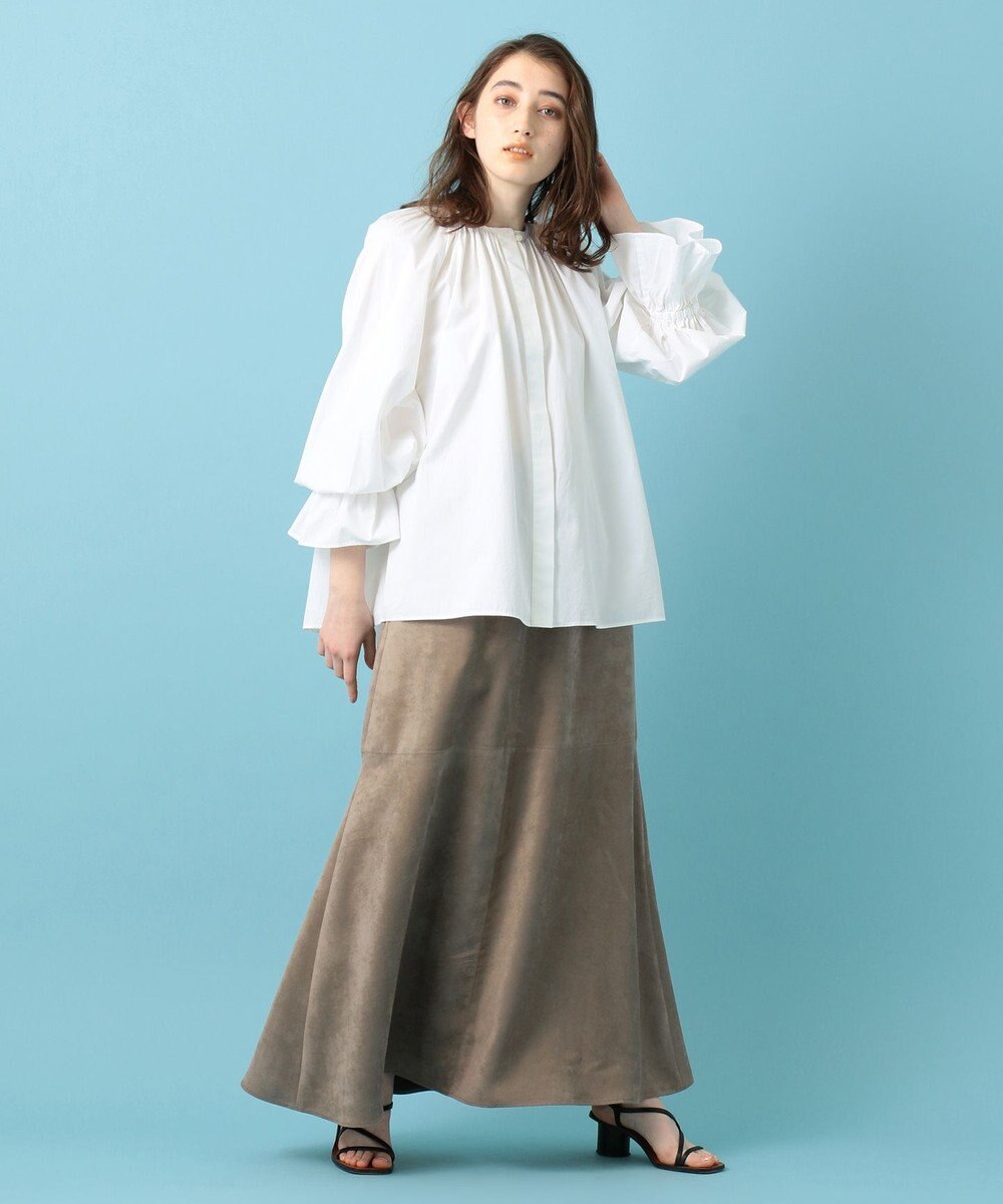 洗える エコスエードマーメイドラインスカート Newansファッション通販 公式通販 オンワード クローゼット