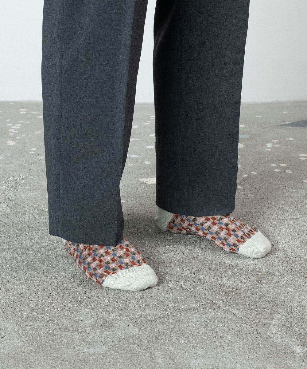TRICOTE 市松チェックバンピーソックス【UNISEX】 