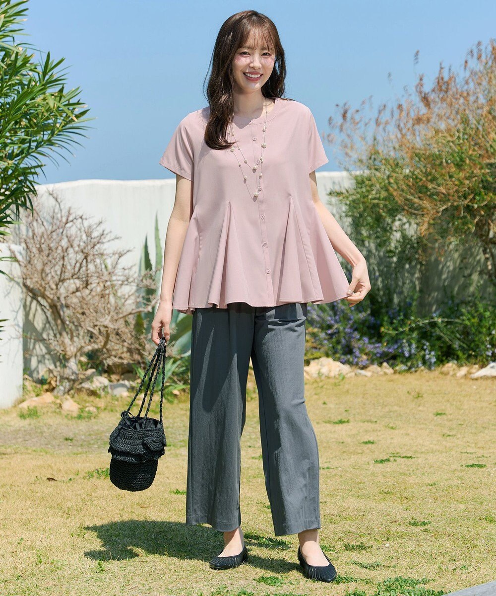 Tiaclasse ボリュームフレアブラウス 