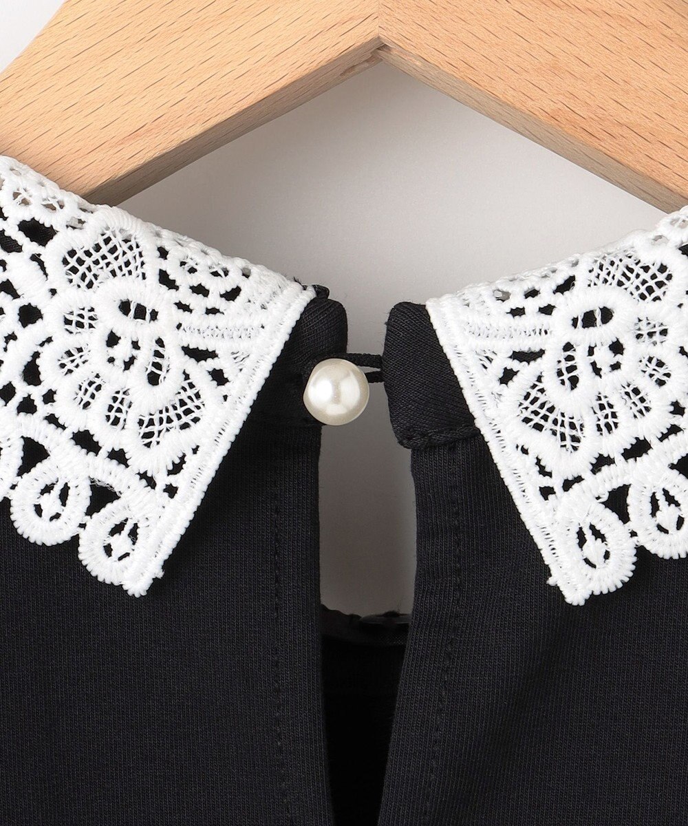 組曲 S 【2WAY】レース襟フレンチテリー カットソー 