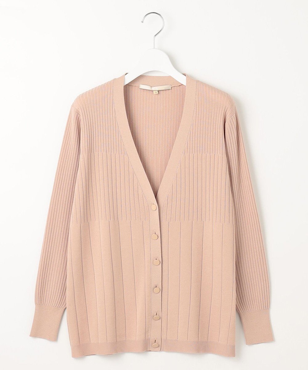 自由区 【洗える・XSサイズあり】ハイツイストコットンアセテート カーディガン 