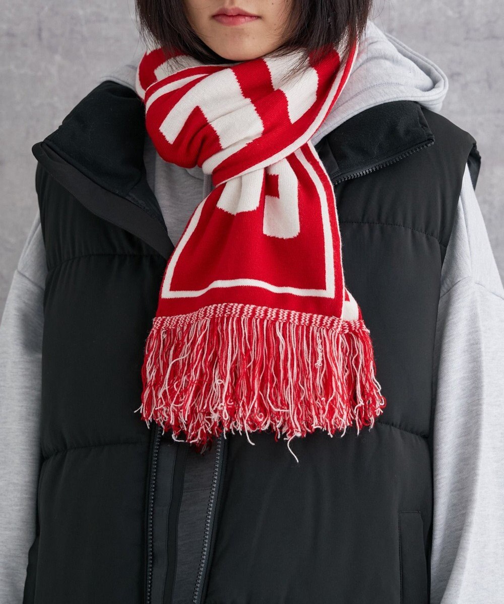 WEGO 【ユニセックス着用ITEM】ロゴマフラー 