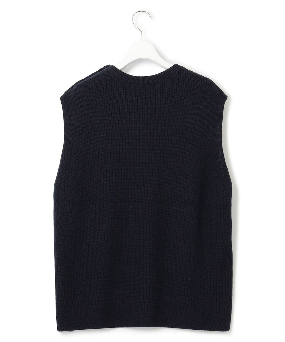 23区 【洗える】コットンカシミヤ ニットベスト 