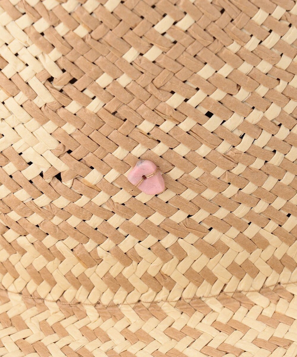 JOSEPH ABBOUD 【SUPERDUPER・イタリア製・ハンドクラフト】OPEN PAPER STRAW ハット 