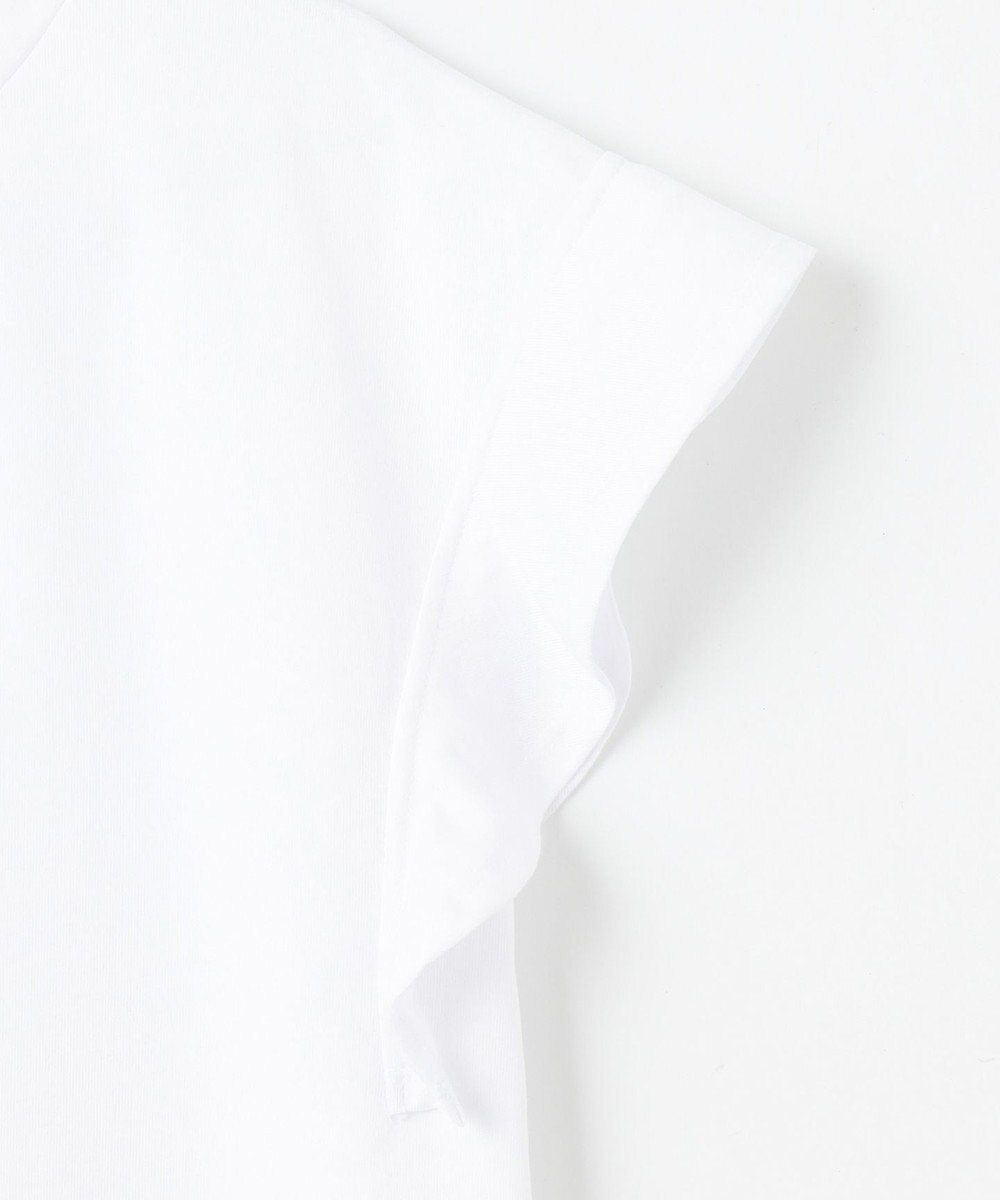 ANY 【2SET/洗濯機可】フリルスリーブTシャツ×シャーリングキャミワンピースセット 