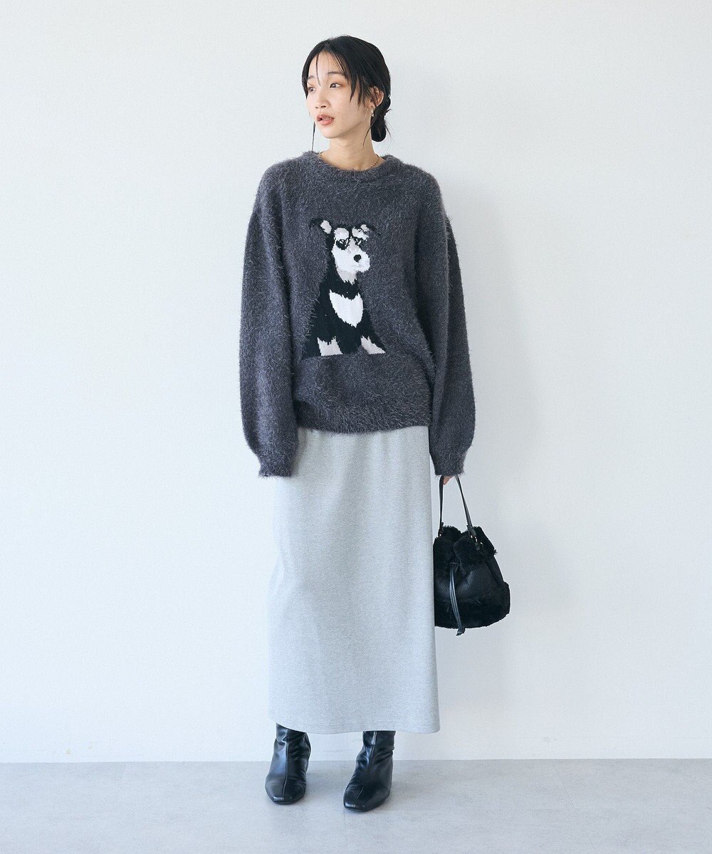 CRAFT STANDARD BOUTIQUE アニマルシャギーニットプルオーバー 