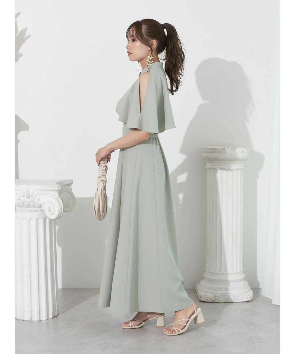 earth music&ecology ＳＥＴ２点ケープ＋キャミワンピース 