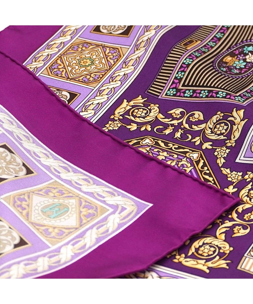 Marca 【伝統横濱スカーフ】宝石箱  大判 シルクツイル スカーフ 