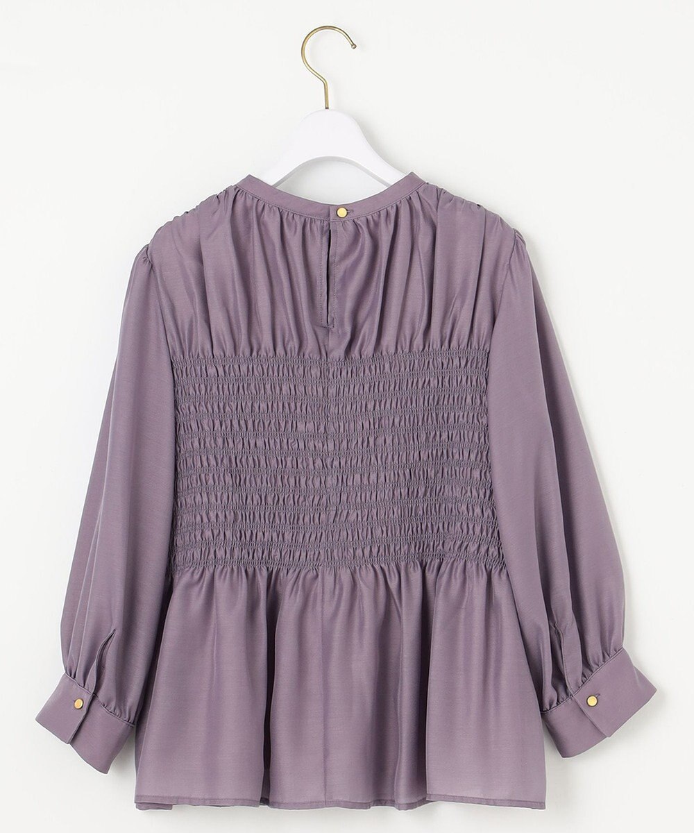 ANY SIS 【洗える】オーガンジーシャーリング ブラウス 