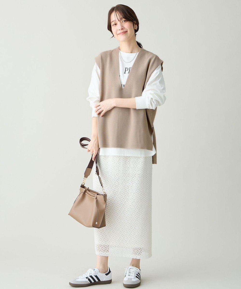 ANY Vネックニットベスト 