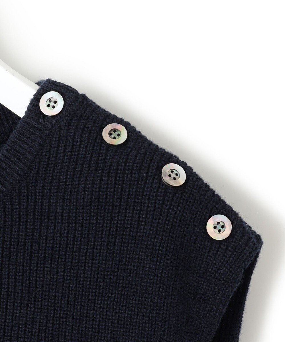 23区 【洗える】コットンカシミヤ ニットベスト 