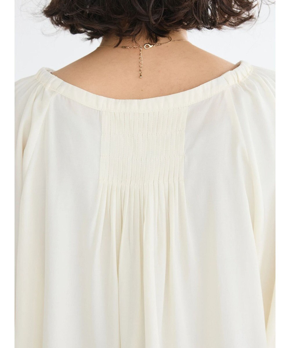 CRAFT STANDARD BOUTIQUE ピンタックホイップスリーブブラウス 