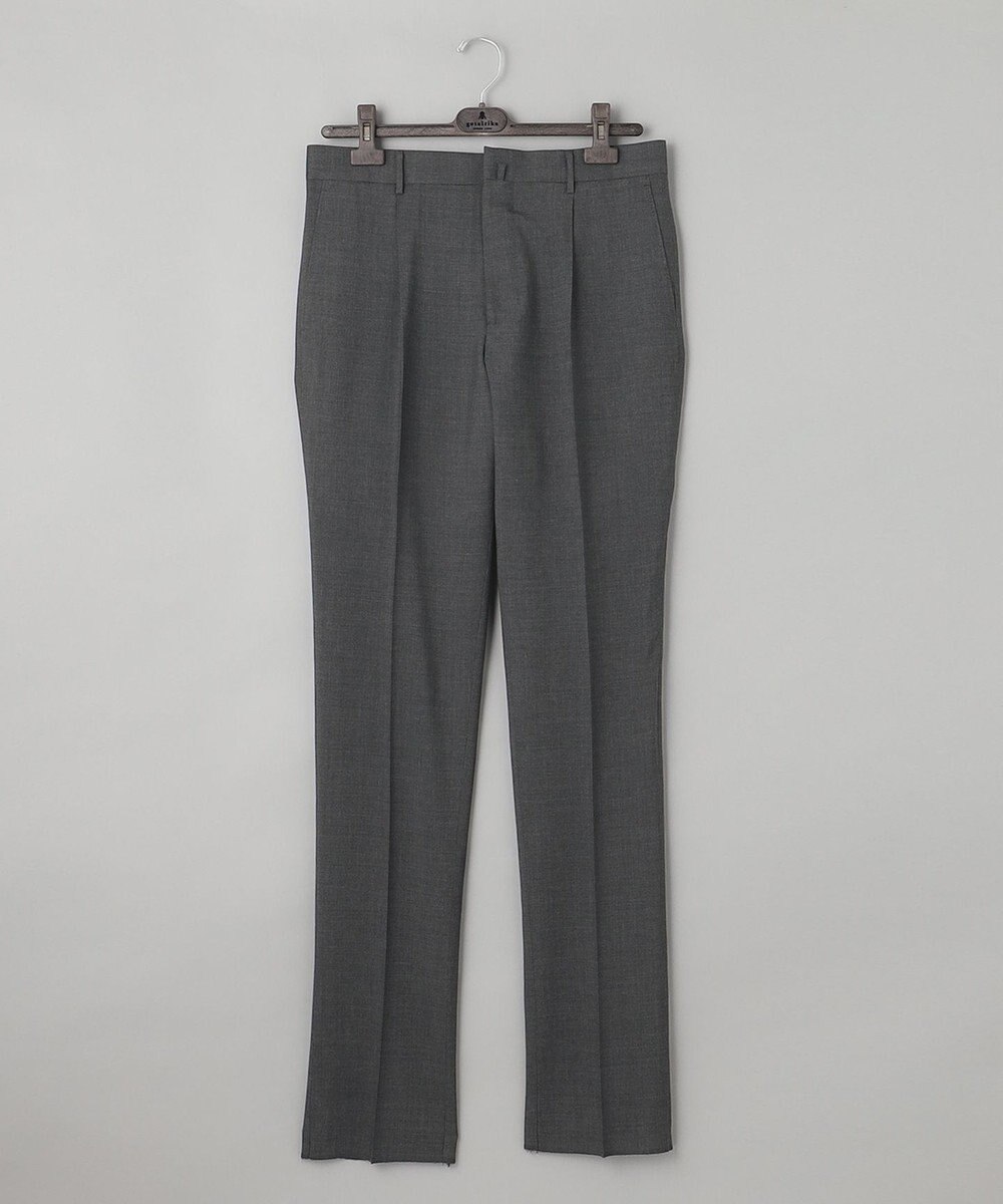 GOTAIRIKU ロングセラー【洗える/折り目加工/シワになりにくい/ウエストアジャスター】ウォッシャブル サマーウール100％パンツ_定番色(1タック)23年モデル 