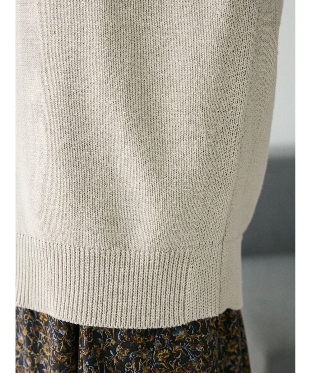 CRAFT STANDARD BOUTIQUE クルーネックニットベスト 