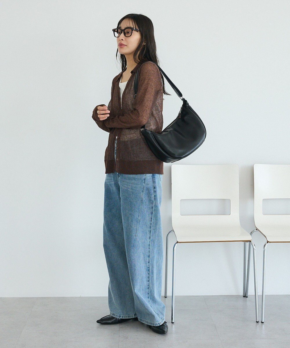 CRAFT STANDARD BOUTIQUE シアージョーゼットニットカーディガン 