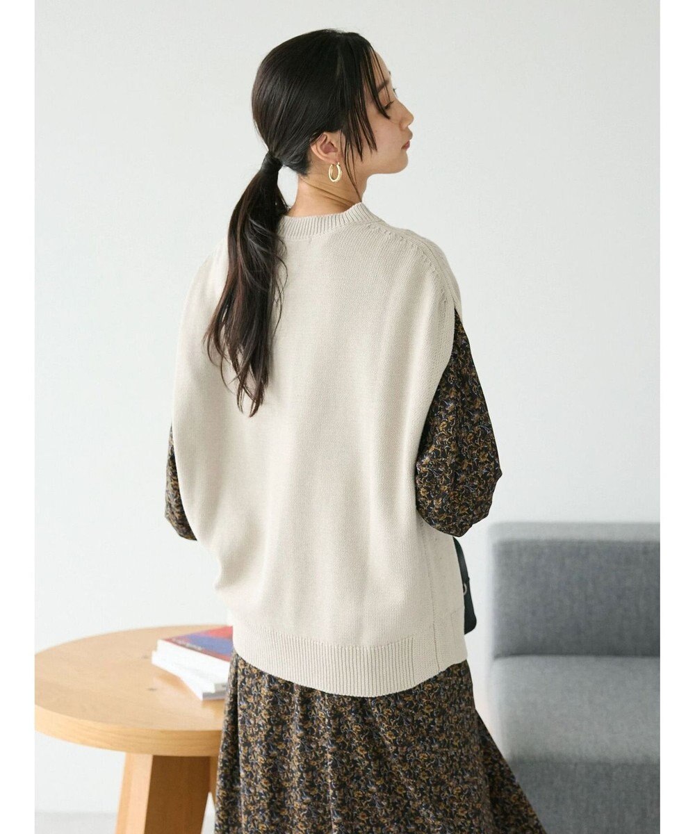 CRAFT STANDARD BOUTIQUE クルーネックニットベスト 