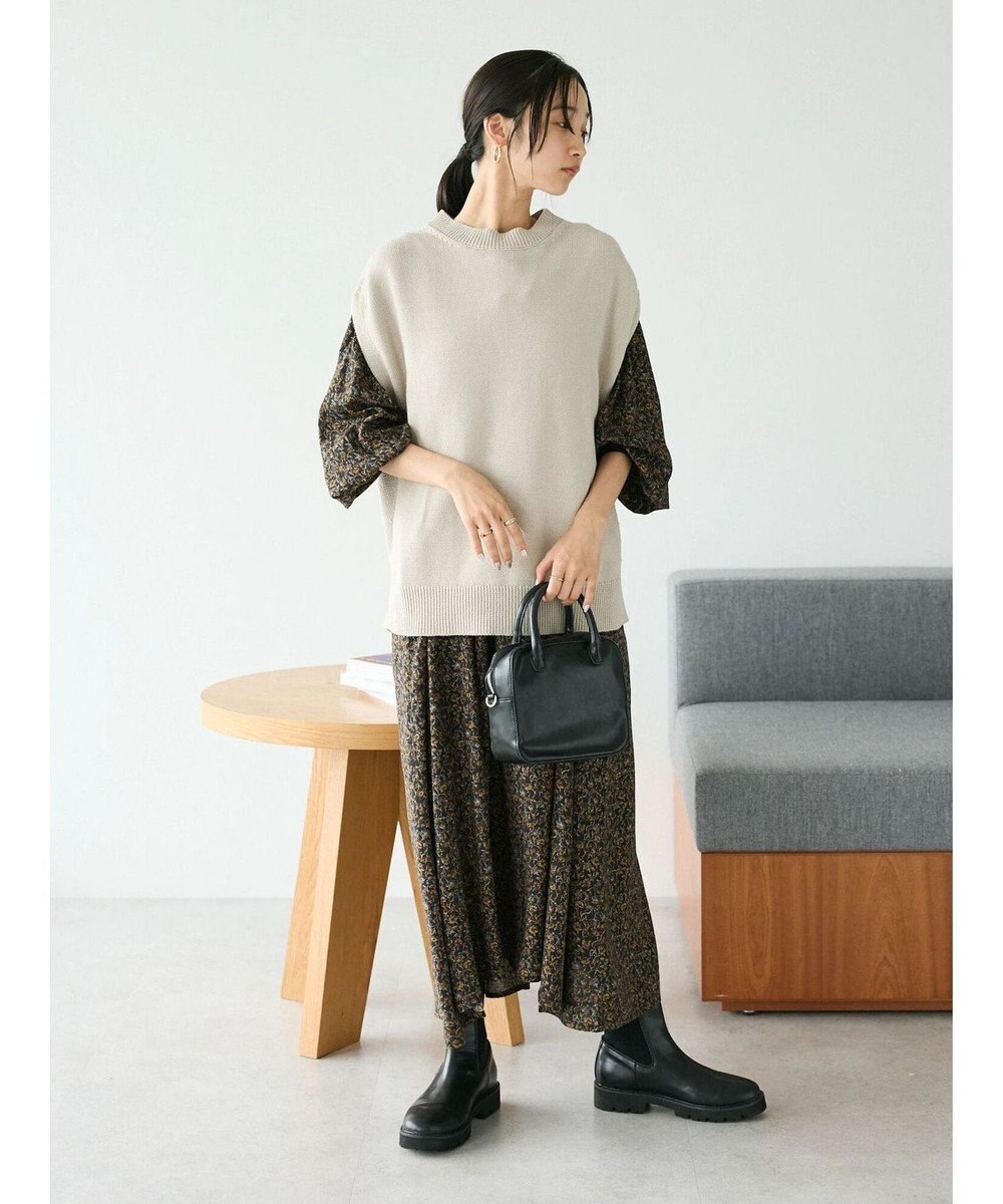 CRAFT STANDARD BOUTIQUE クルーネックニットベスト 