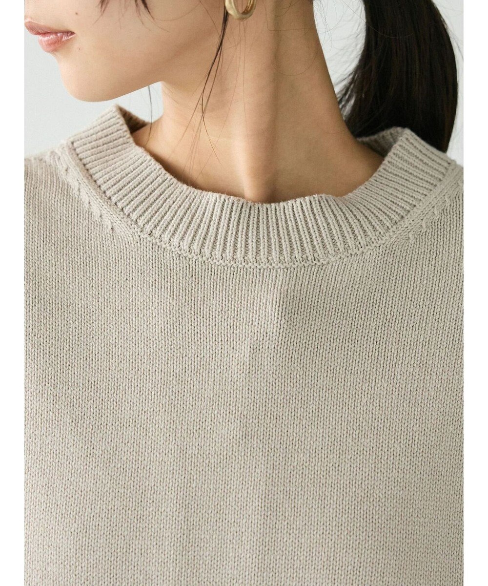 CRAFT STANDARD BOUTIQUE クルーネックニットベスト 