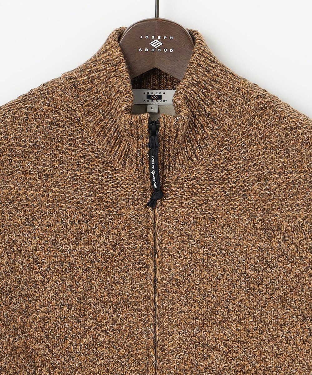 JOSEPH ABBOUD MOUNTAIN 【UNISEX】総裏フルZIP ニットブルゾン 