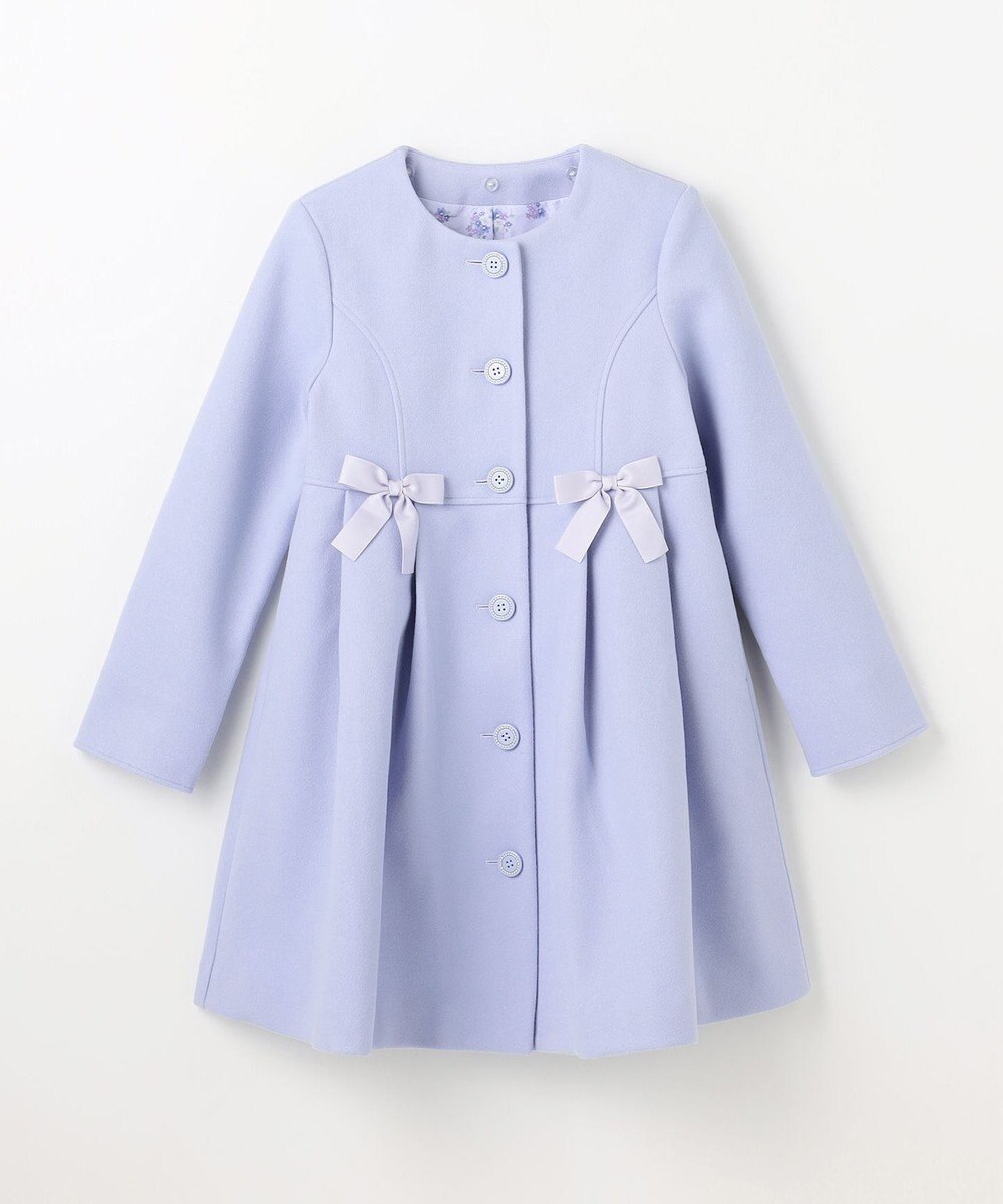 ANY KIDS 【フード取り外し可能】ウールライクコート 