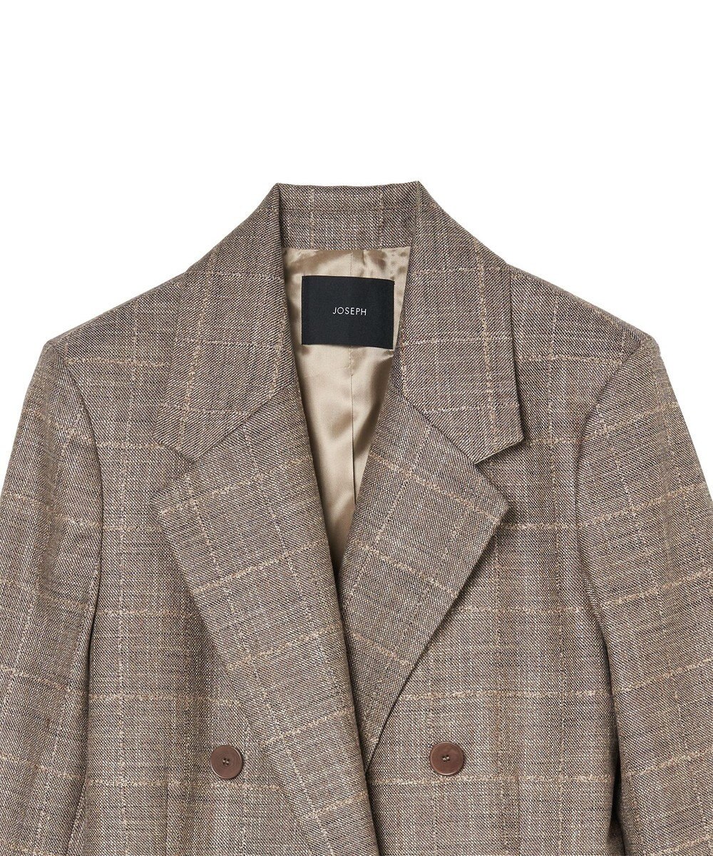 JOSEPH ウールバンブー　ダブルブレステッドジャケット 