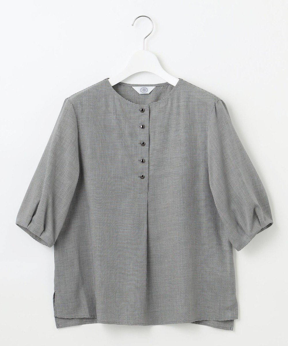 J.PRESS LADIES S 【洗える】ウォッシャブルキュプラツイル ボートネック ブラウス 