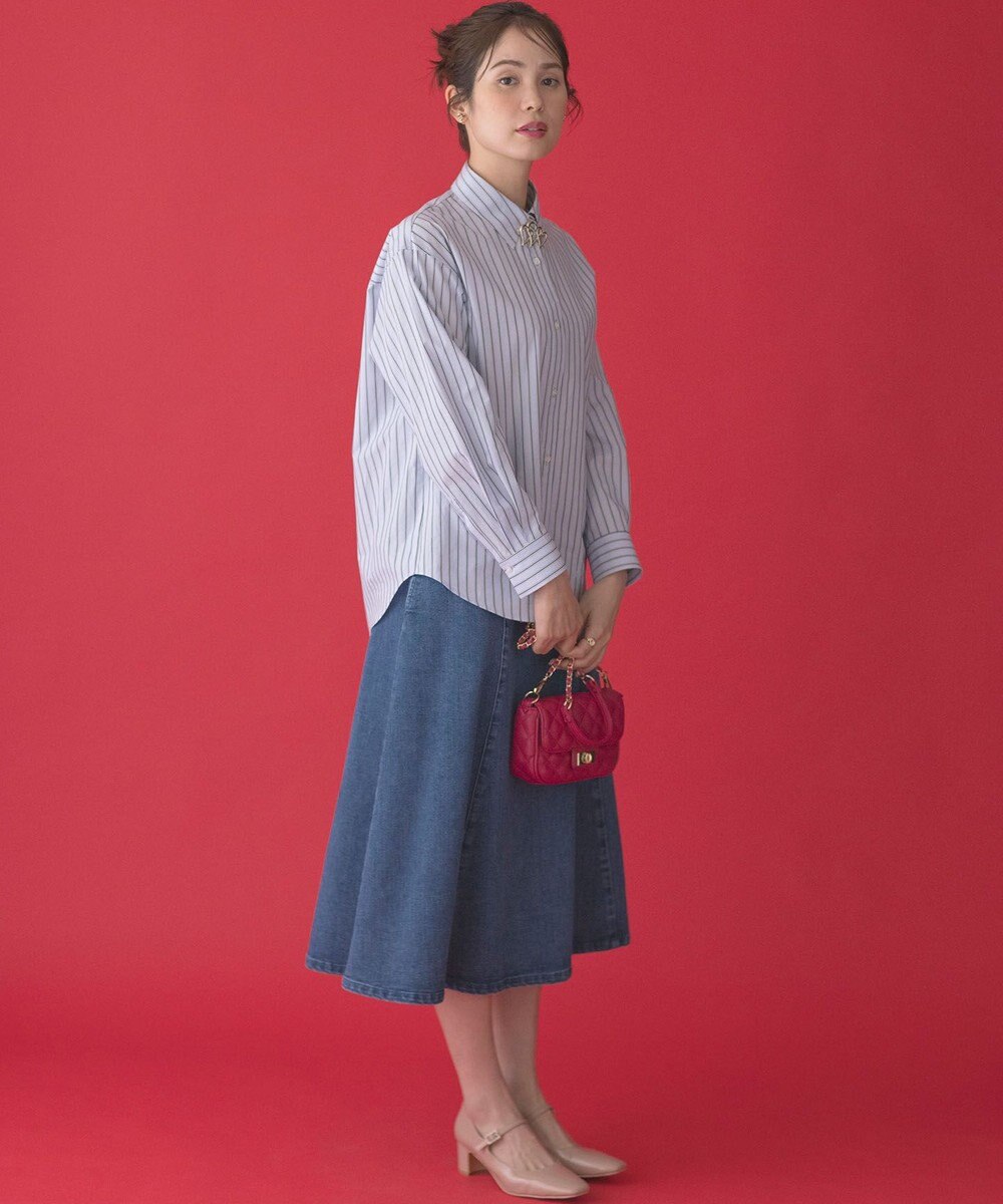 組曲 コットンシャーティング ベーシックシャツ 