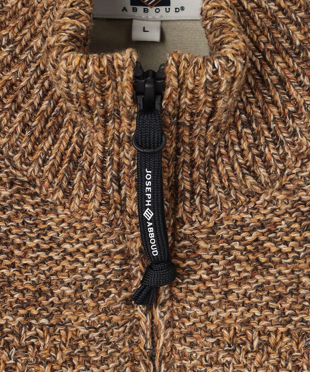 JOSEPH ABBOUD MOUNTAIN 【UNISEX】総裏フルZIP ニットブルゾン 