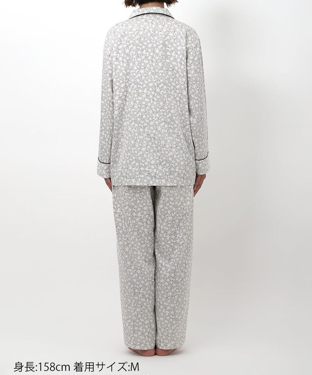 ワコール／睡眠科学 パジャマ 長袖 長ズボン 綿100%(本体) サテン 【睡眠科学×mintdesigns】 レディース YDX605 睡眠科学／ワコール 