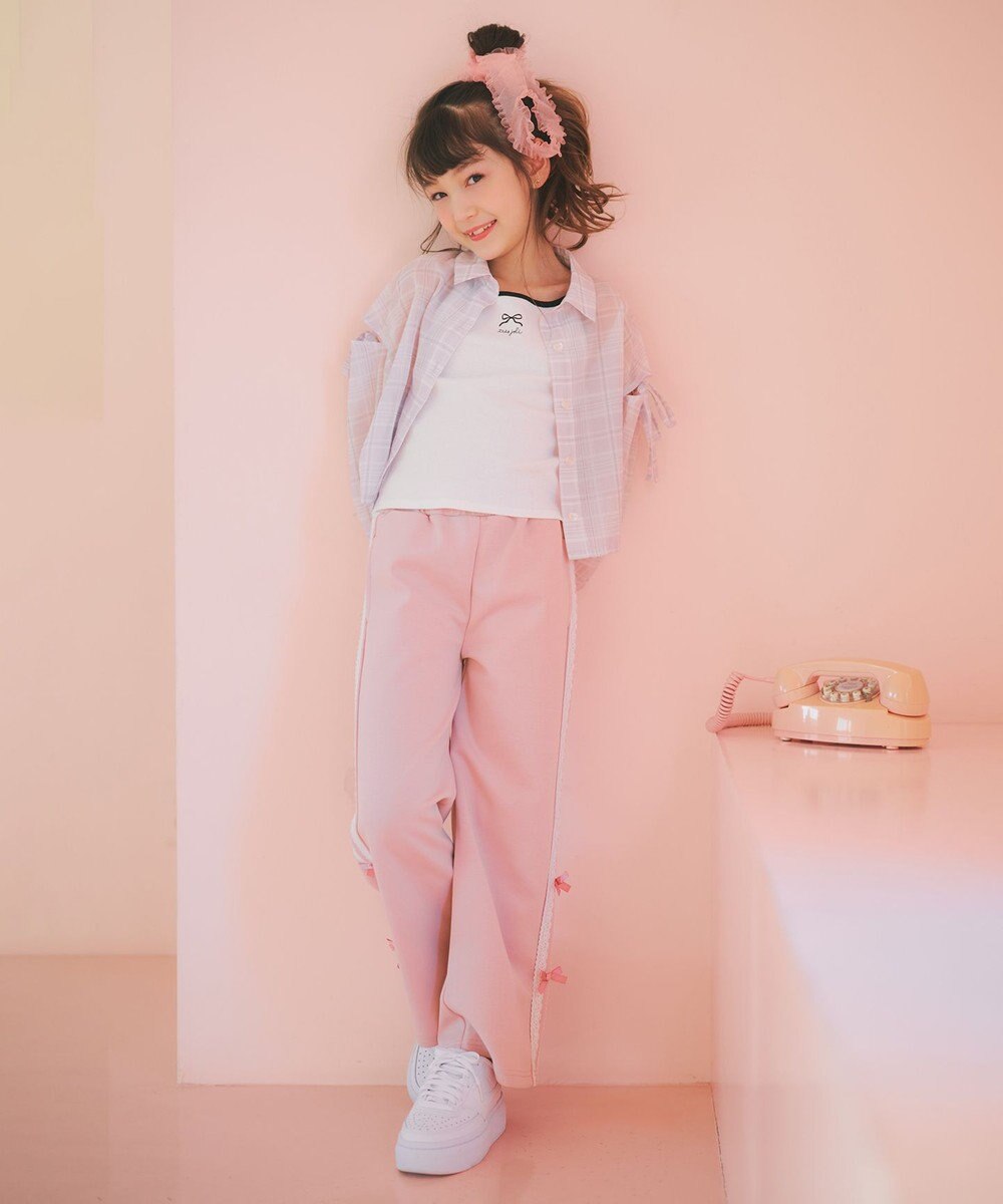 ANY KIDS シアーチェックシャツ 