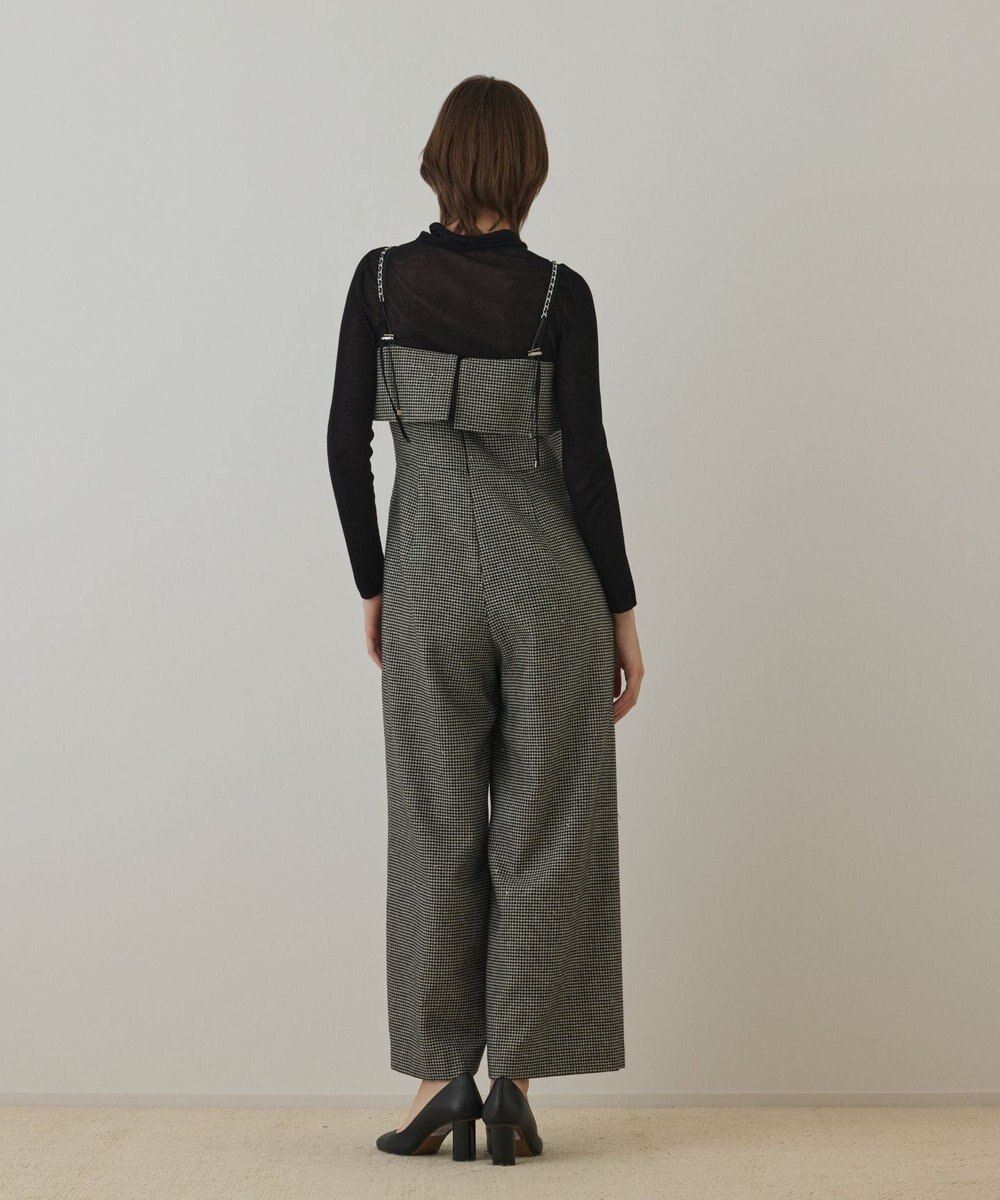 GRACE CONTINENTAL チドリツイードサロペット 