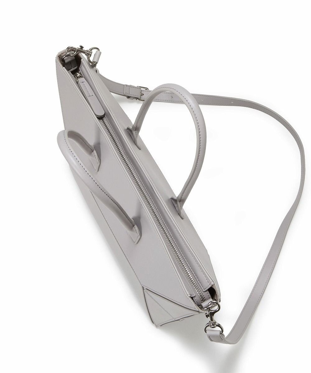 TOPKAPI 【TREASURE TOPKAPI】フェイクレザー ジオメトリック ショルダー付 トートバッグ 