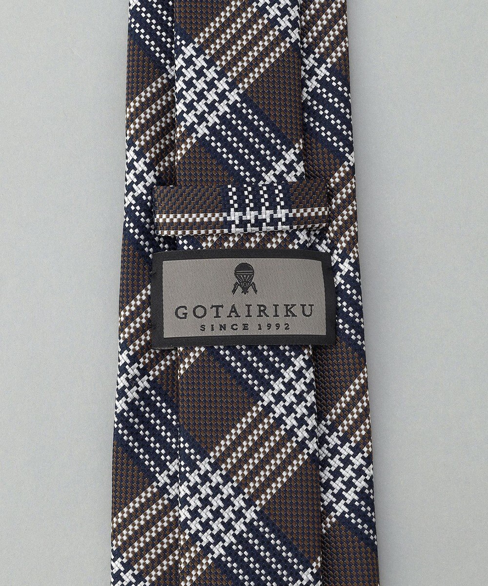 GOTAIRIKU GOTAIRIKU別注【日本製】シルク ネクタイ_チェック柄 