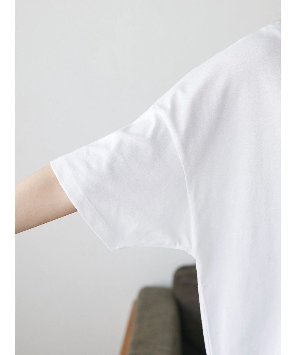 CRAFT STANDARD BOUTIQUE シルケット天竺　ロゴＰＴ裾ラウンドチュニックＳ／Ｓ 