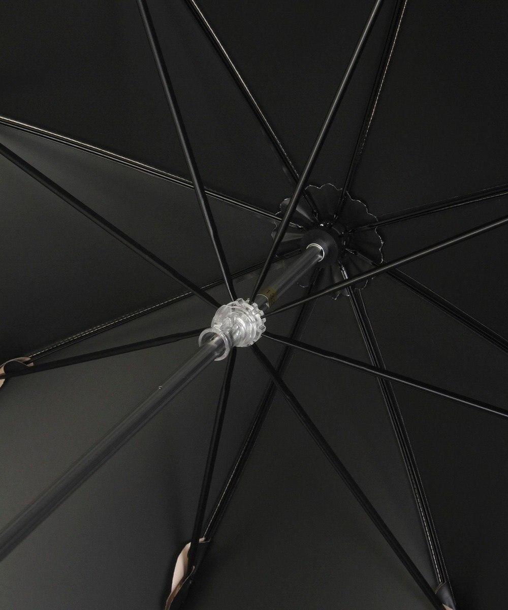 MOONBAT 【WEB限定/遮光率100%/遮熱/UV】POLO RALPH LAUREN（ポロ ラルフローレン）晴雨兼用日傘 ワンポイント ポロベア刺繍 フリル 長傘 