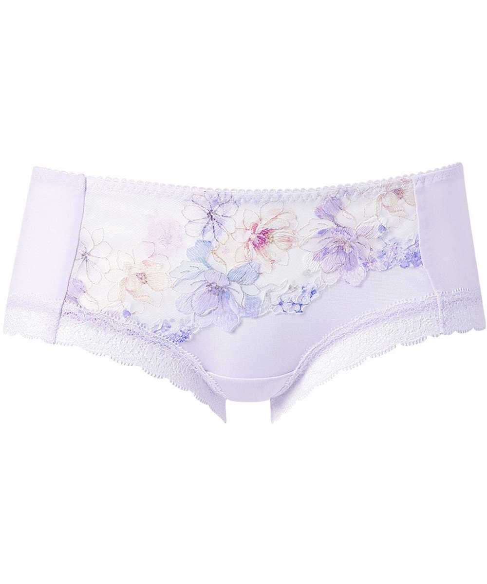 WACOAL ボーイレングス ショーツ 【リボンブラ 脇すっきり】 BXB443とペア はきこみ丈あさめ やわらかく伸びる(バック) レディース PXB643 /ワコール 