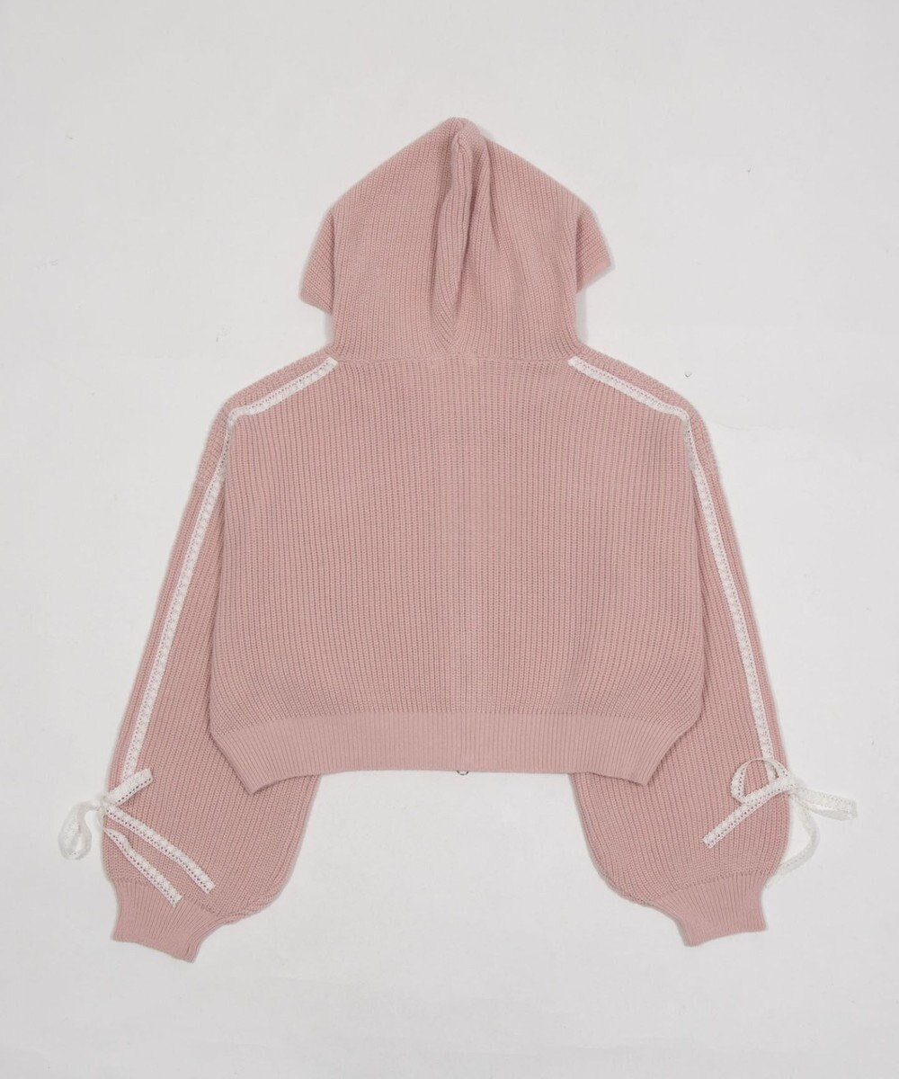 WEGO レースリボンニットパーカー 